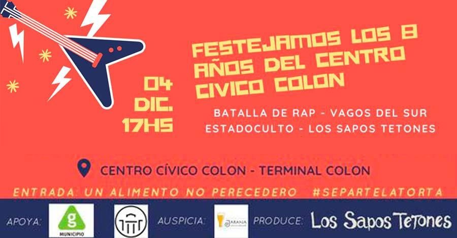 Festejos de los 8 años del Centro Cívico Colón
