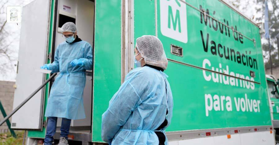 móvil de vacunación por los barrios