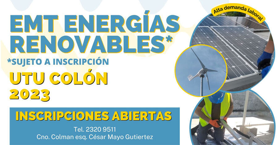 Curso de EMT Energías Renovables en la UTU de Colón