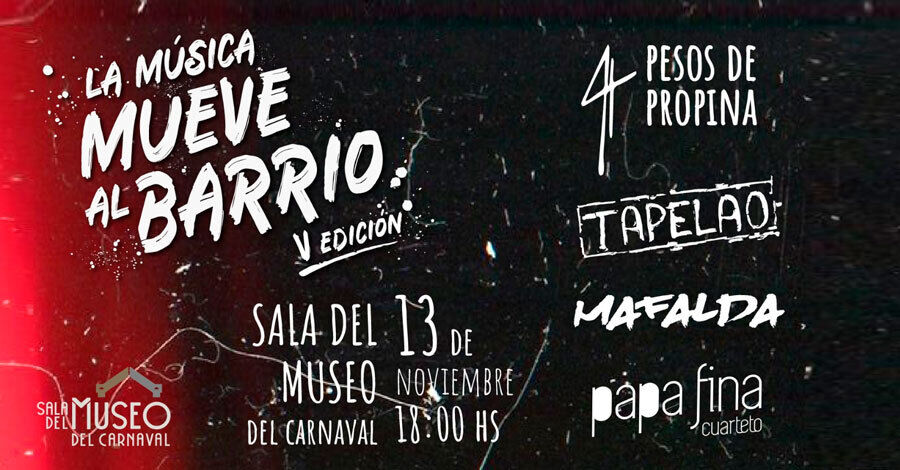 Festival La Música Mueve al Barrio se traslada de lugar