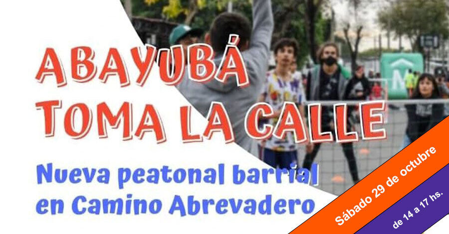Peatonal barrial en Abayubá