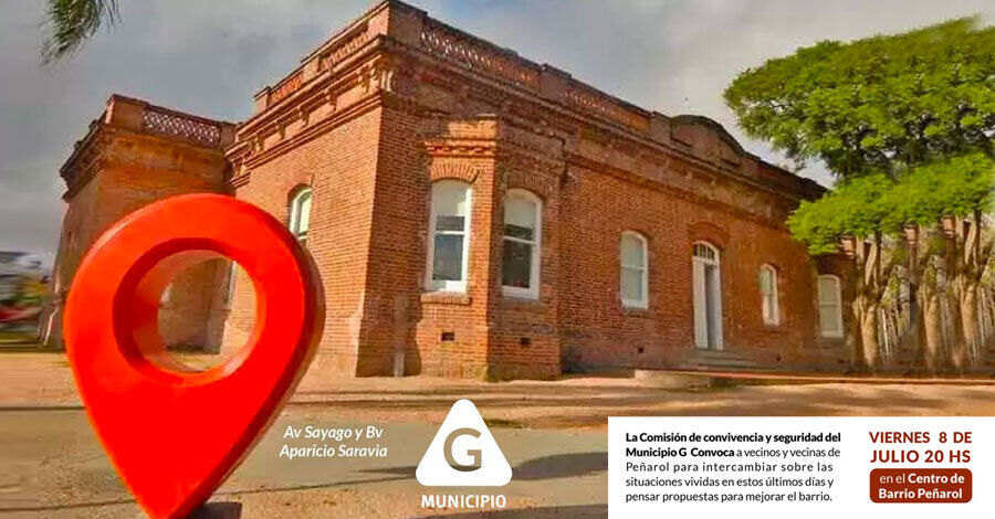 Reunion por la seguridad en el Centro de Barrio Peñarol