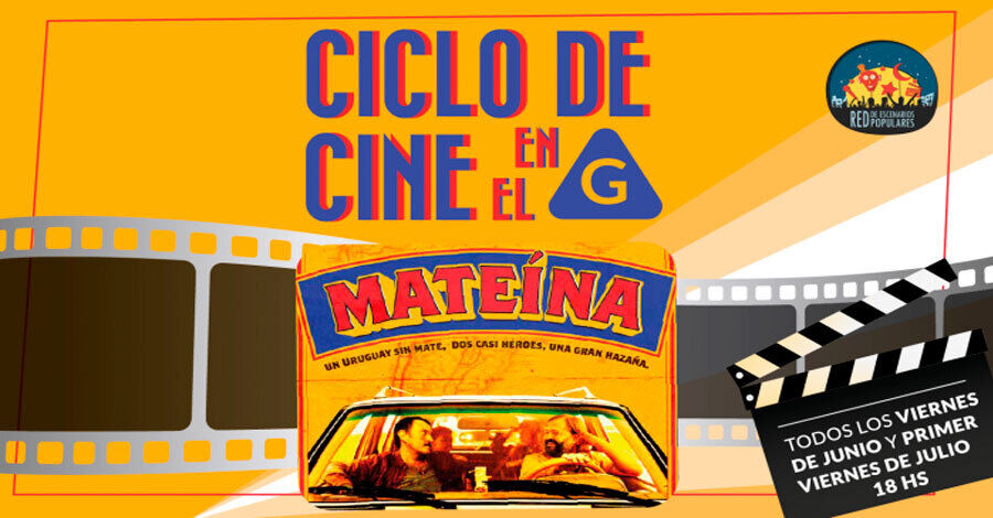 Afiche de Ciclo de Cine en el G anunciando la película Mateína