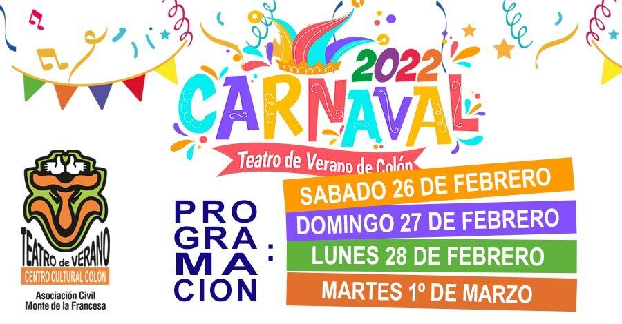 Colón Portal - Programación Carnaval 2022 -  26 de Febrero