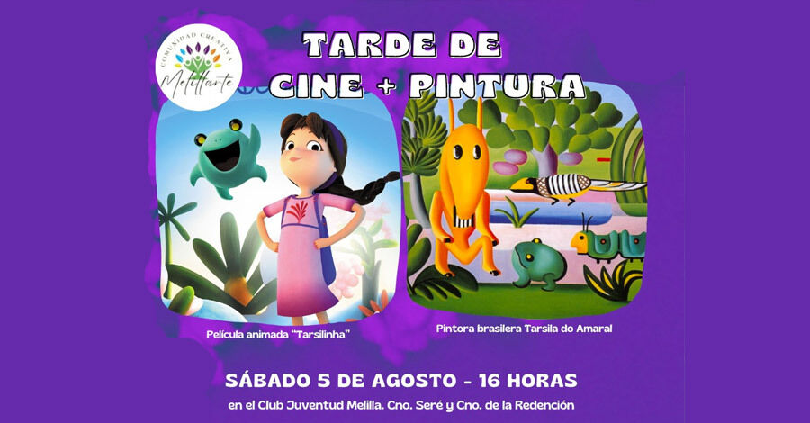 Tarde de cine y pintura en el Club Juventud Melilla
