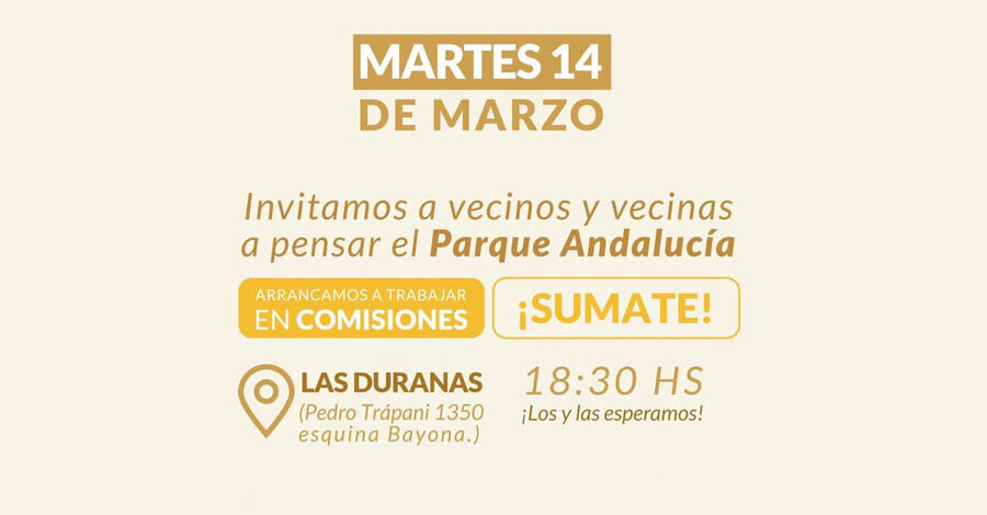 Pensamos juntos el Parque Andalucía
