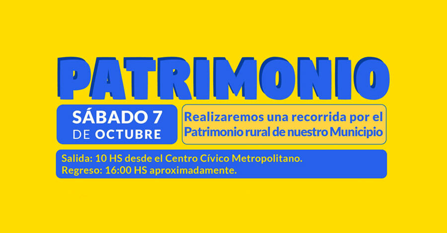 Recorrido por el patrimonio rural de nuestro Municipio