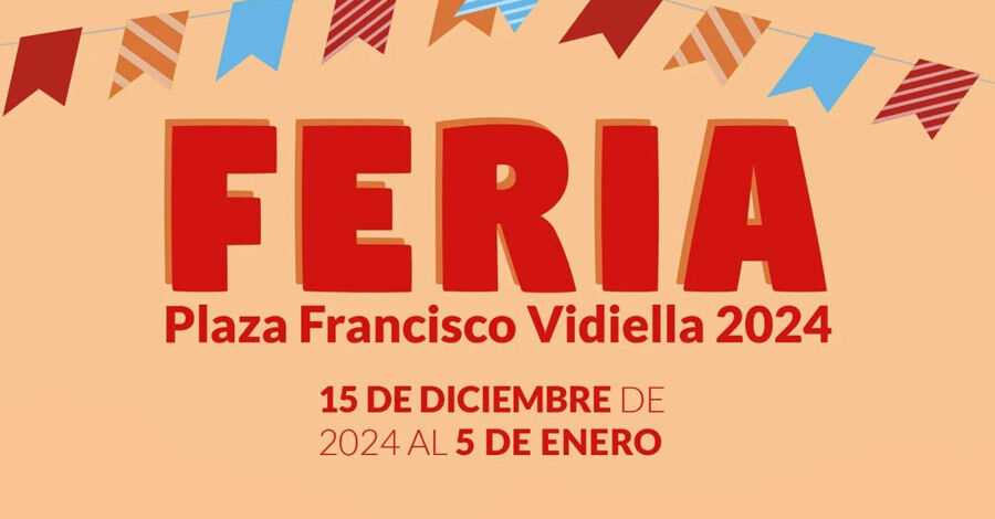 Comenzó la tradicional feria de Plaza Vidiella 2024 - 2025