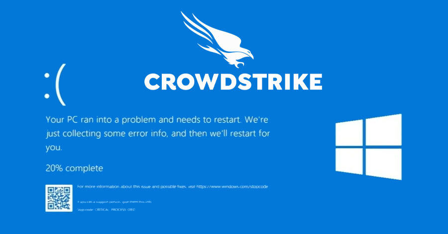 pantalla azul muerte provocada por CrowdStrike