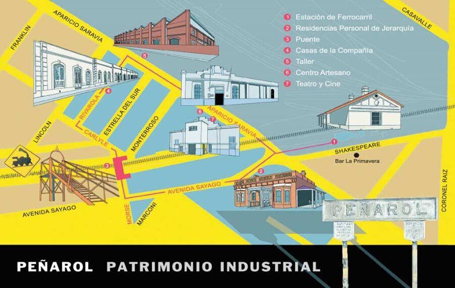 Penarol patrimonio industrial mapa