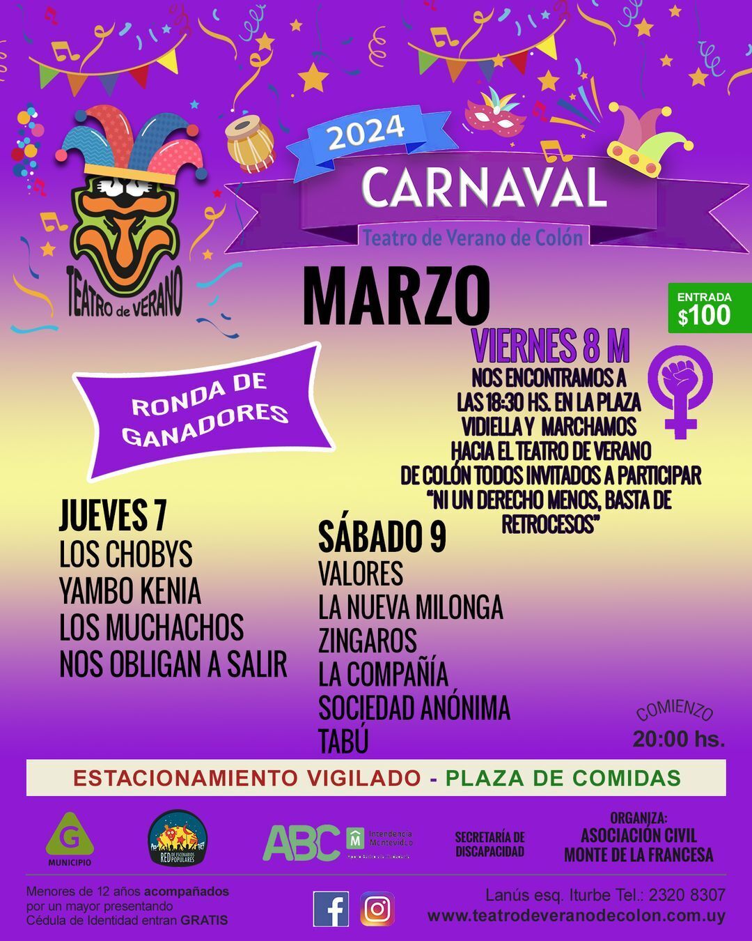 ronda de ganadores carnaval 2024