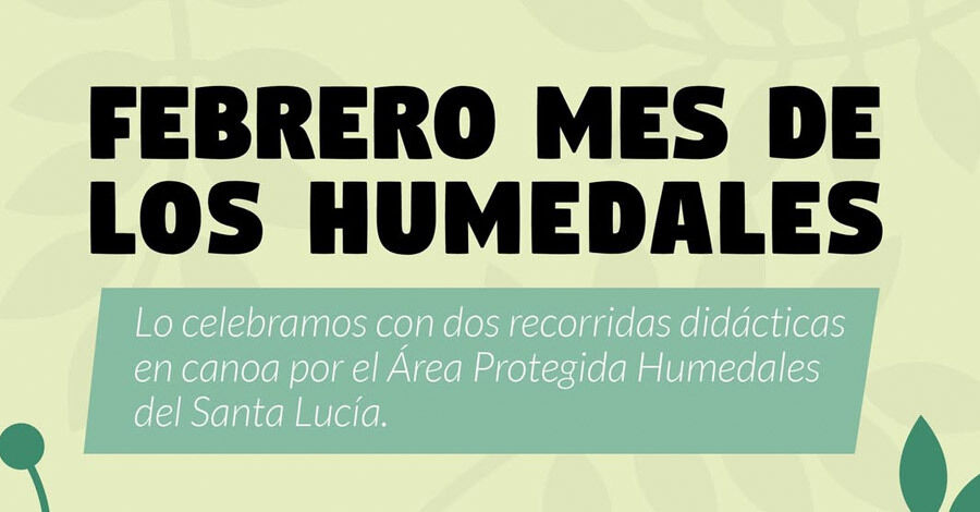 Recorridos en canoa por el Día de los Humedales