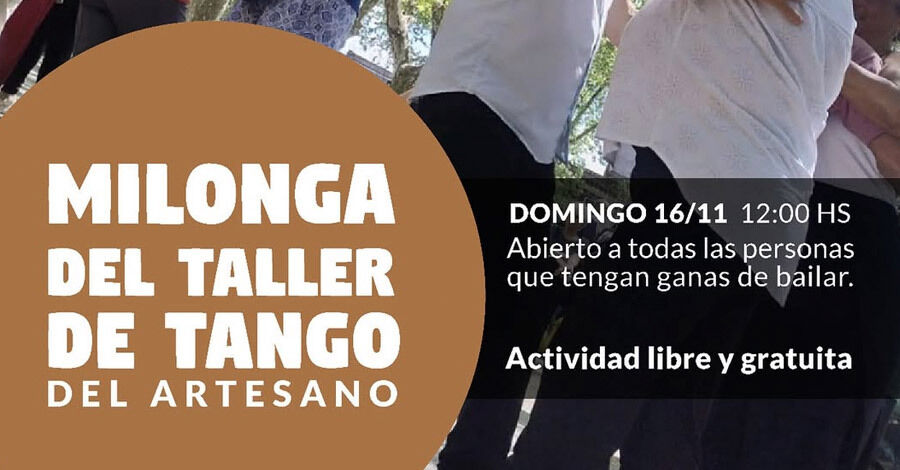 Taller de tango en el Centro Cultural Artesano