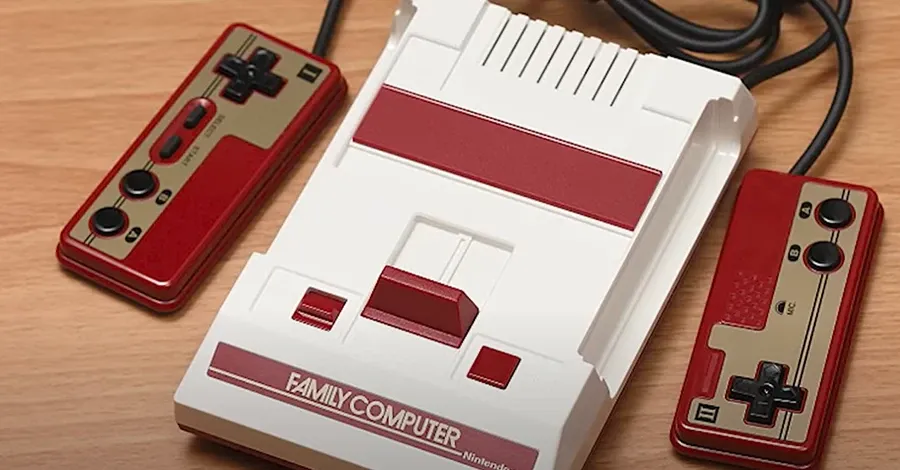 consola family game en primer plano