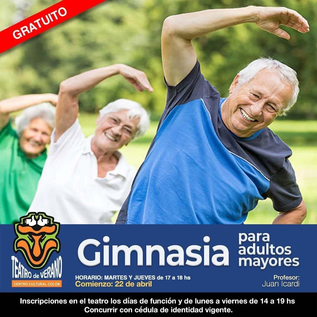 Taller de gimnasia para adultos mayores 2025
