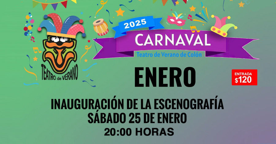 Carnaval 2025 en el Teatro de Verano de Colón