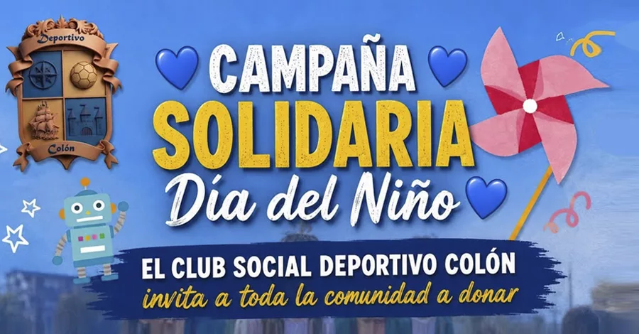 Recolección de juguetes en el Club Social Deportivo Colón
