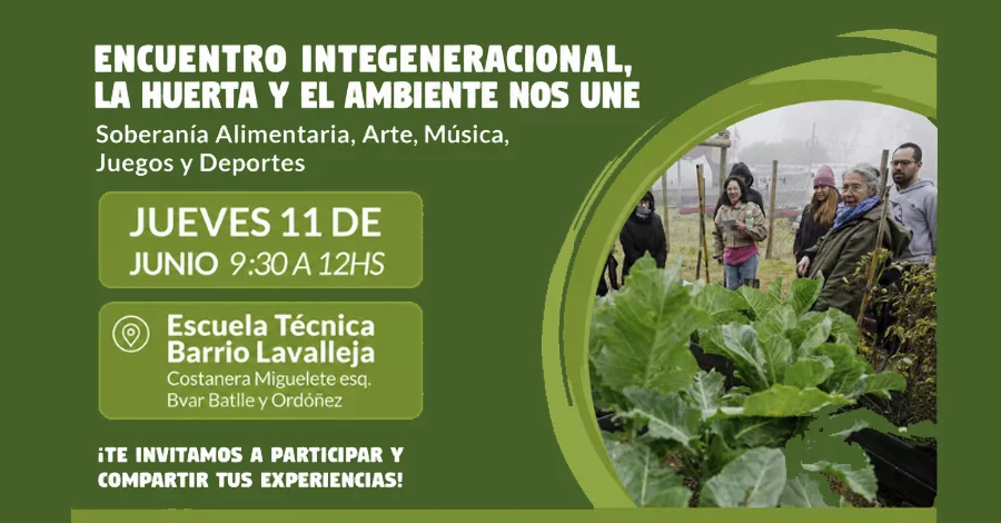 Encuentro intergeneracional “La huerta y el ambiente nos une”