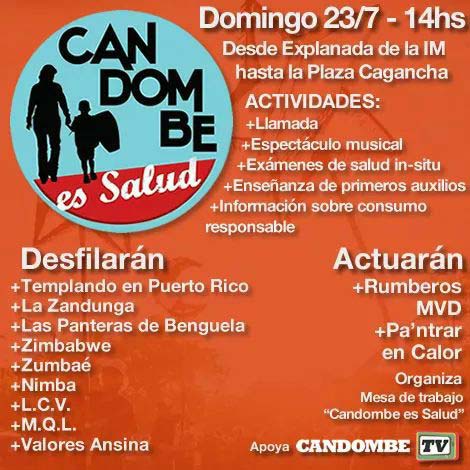 candombe salud afiche