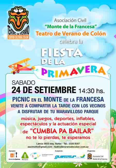 Dia de la primavera afiche v