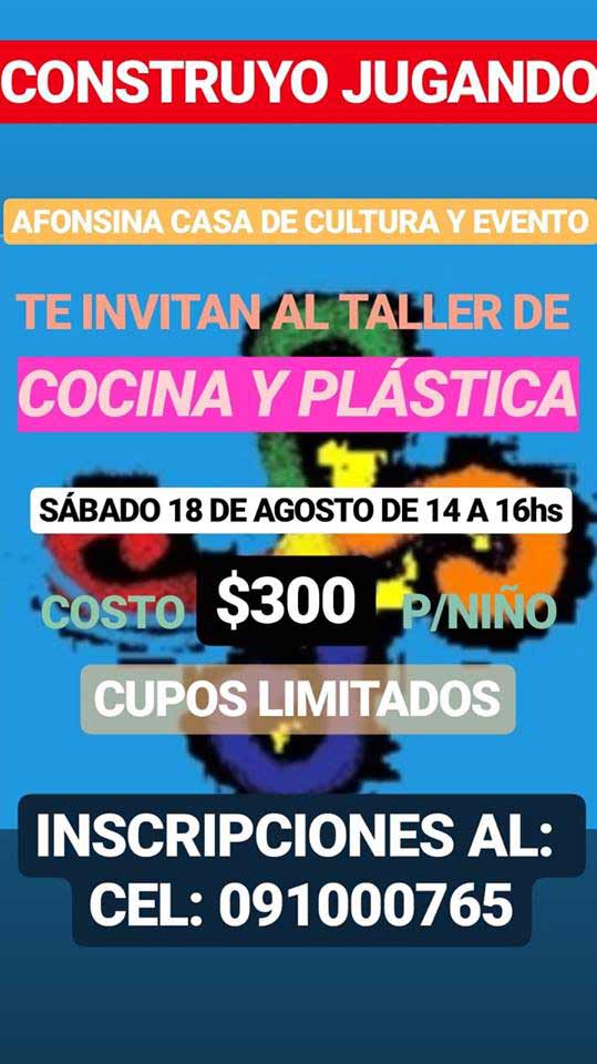 afiche alfonsina taller de cocina