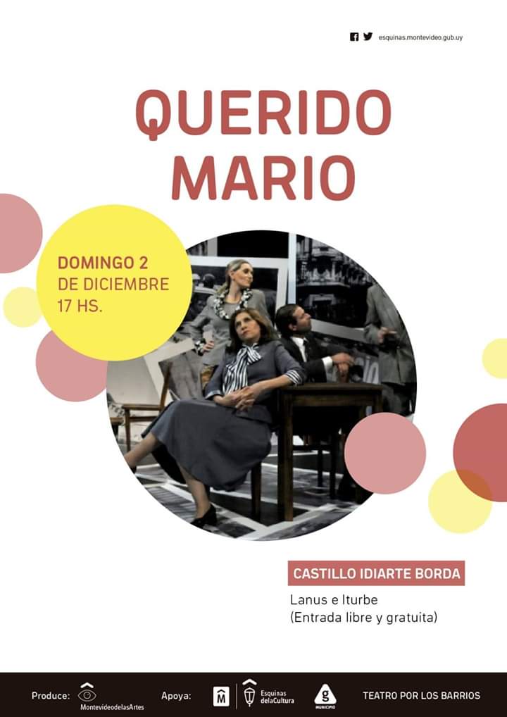 afiche querido mario