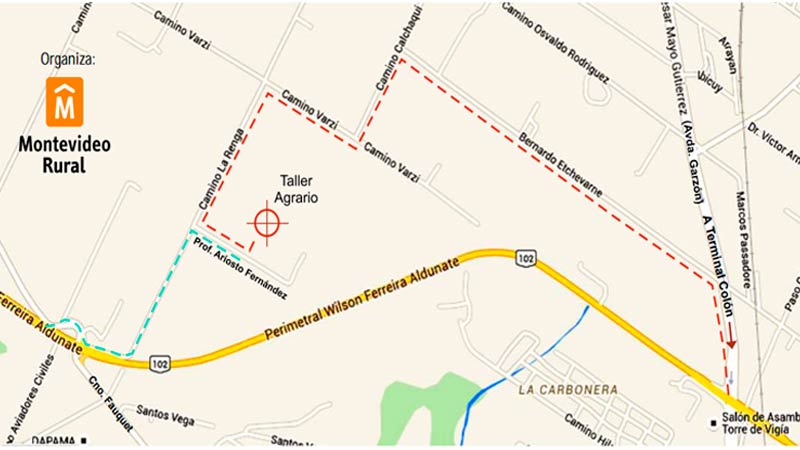 como llegar al paseo verde