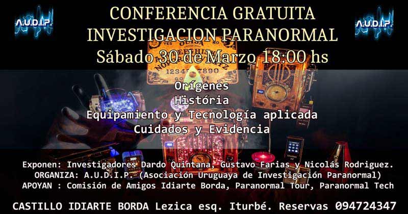 conferencia paranormal