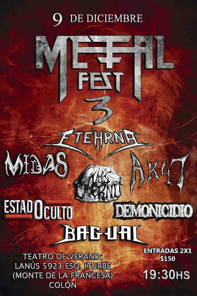 metal fest afiche