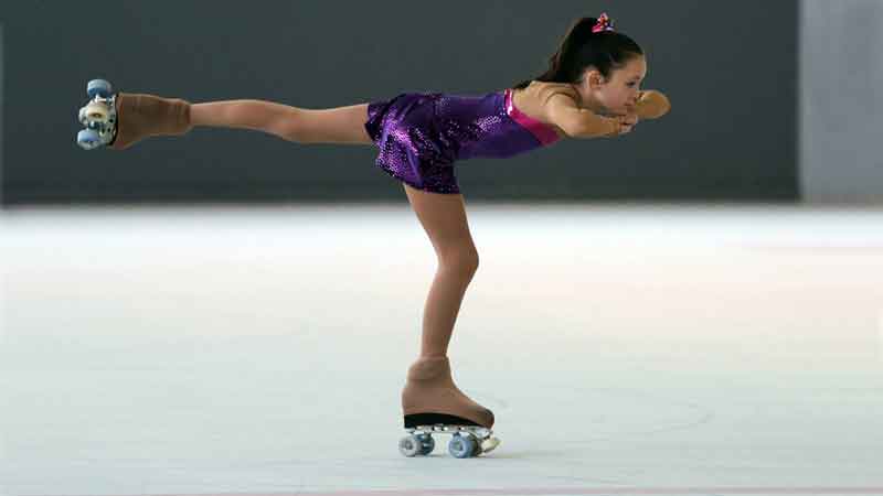 patin artistico en el castillo