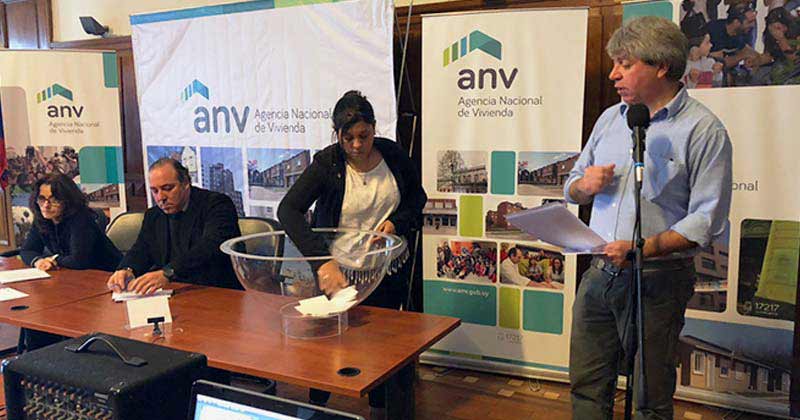 sorteo de viviendas complejo america