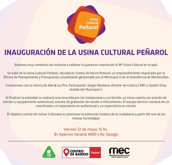 usina cultural invitacion