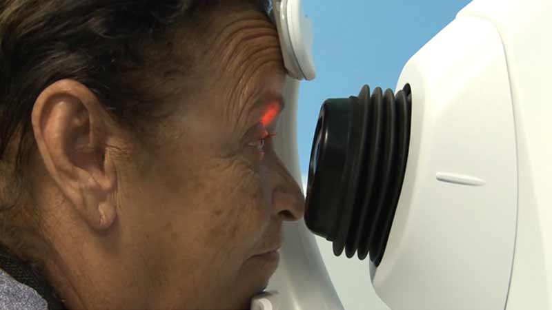 nueve del hospital de ojos