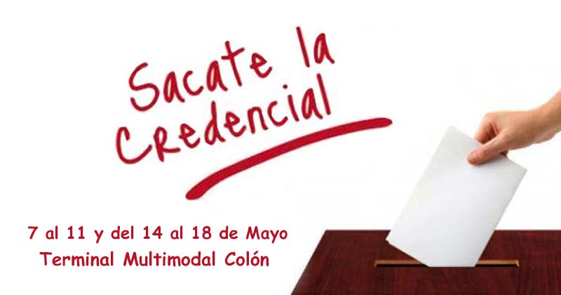 sacate la credencial 2018