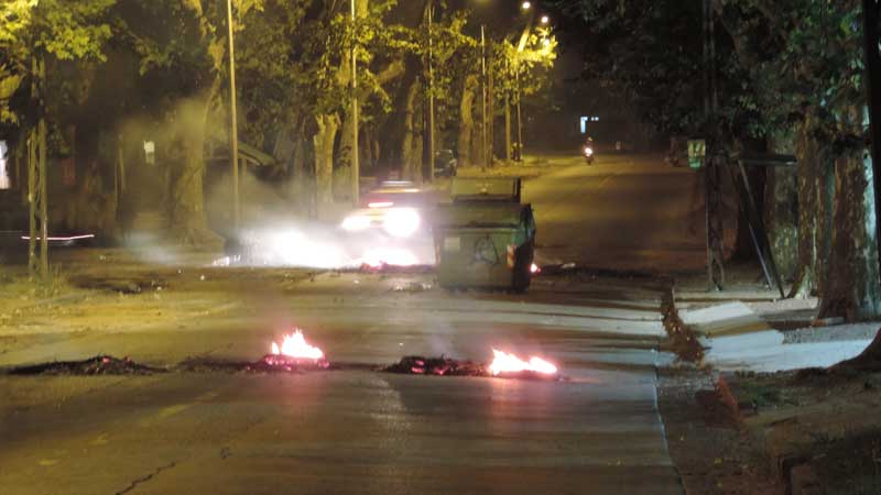 corte en calle lezica
