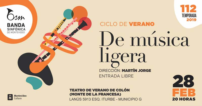 de musica ligera banda sinfonica de montevideo 2019