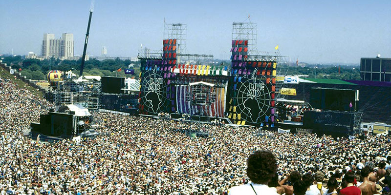 Live aid dan larson
