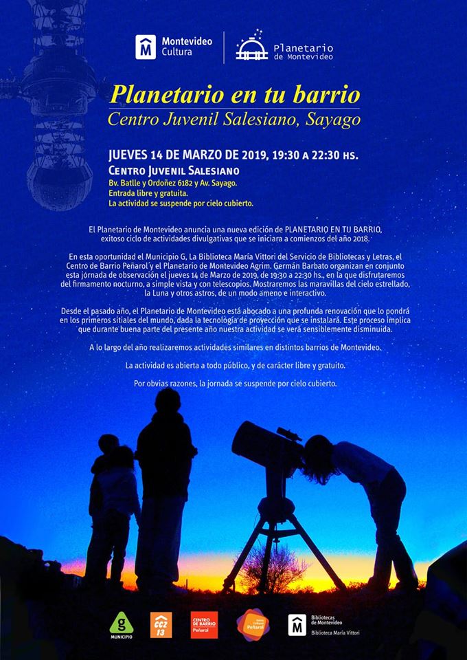 afiche planetario en tu barrio