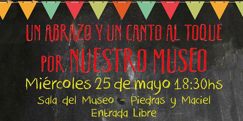 un abrazo y un canto al toque por nuestro museo