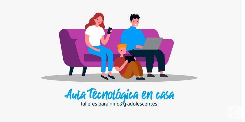 aula tecnologica en casa