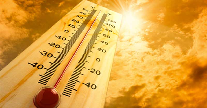 ola de calor diciembre 2017