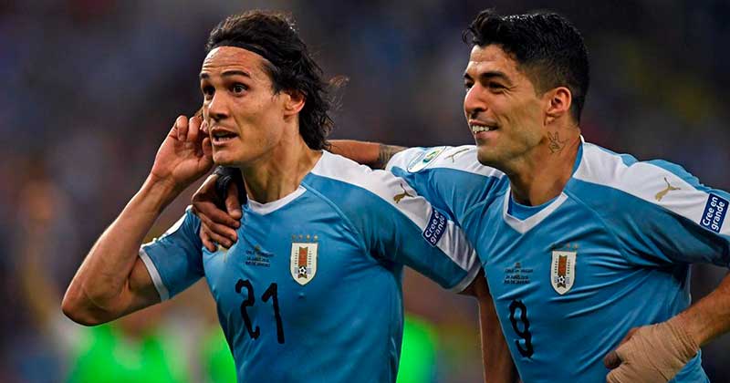 Cavani gol ante chile por copa america 2019 foto AFP