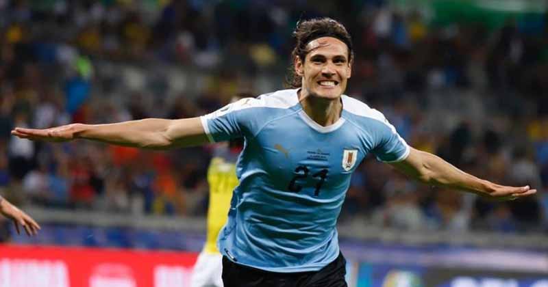 uruguay vs ecuador copa america 2019 Edinson Cavani gol AUF