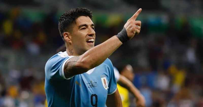 uruguay vs ecuador copa america 2019 Luis Suarez gol AUF