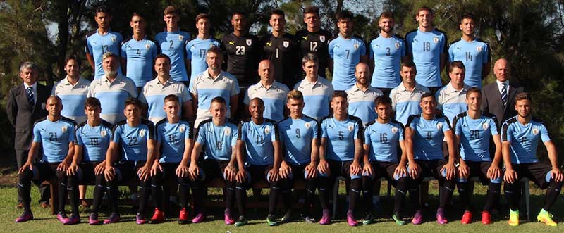delegacion de seleccion uruguaya sub 20 ecuador 2017