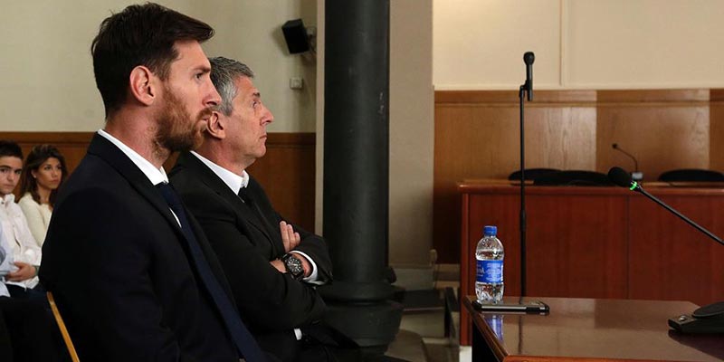 messi condenado a 21 meses de prision