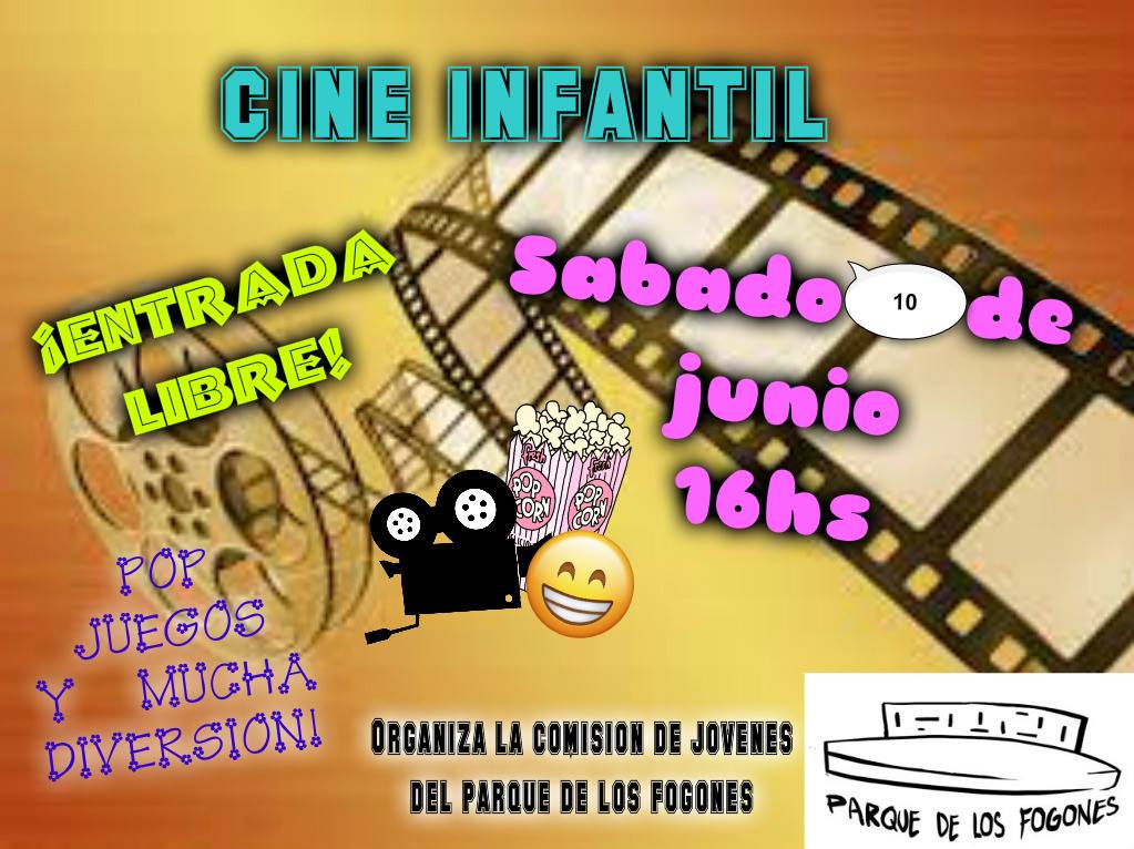 cine en el parque de los fogones afiche