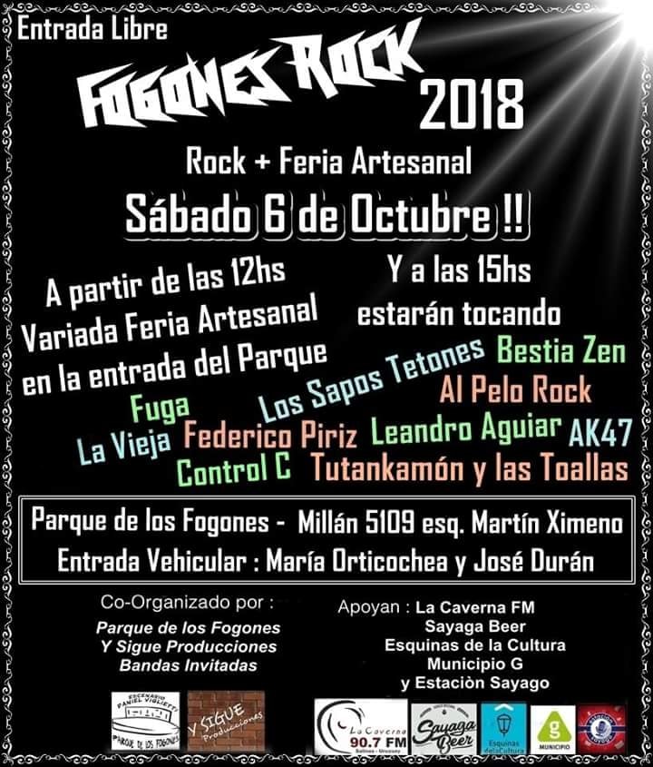 afiche fogones rock