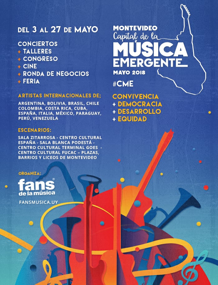 afiche musica emergente