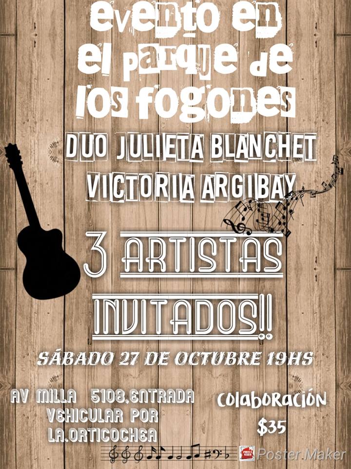 afiche parque de los fogones